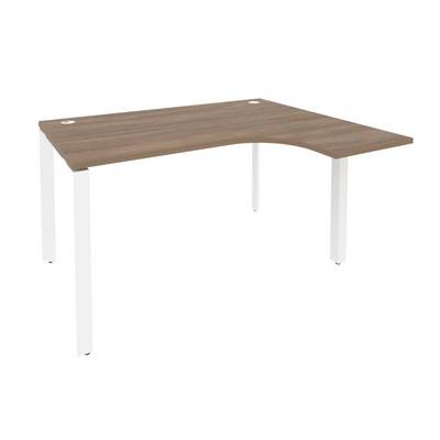 Onix O.MP-SA-3R (Дуб Аризона/Белый) Стол эргономичный правый на П-образном м/к