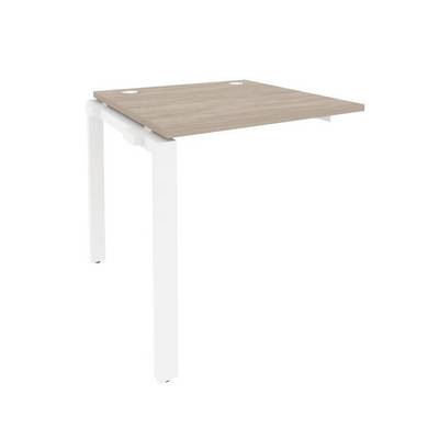 Onix O.MP-1.NRS-0.8 (Дуб Аттик/Белый) Наборный элемент рабочей станции на П-образном м/к