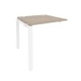 Onix O.MP-1.NRS-0.8 (Дуб Аттик/Белый) Наборный элемент рабочей станции на П-образном м/к