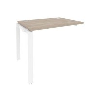 Onix O.MP-1.NRS-1.7 (Дуб Аттик/Белый) Наборный элемент рабочей станции на П-образном м/к