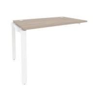 Onix O.MP-1.NRS-2.7 (Дуб Аттик/Белый) Наборный элемент рабочей станции на П-образном м/к