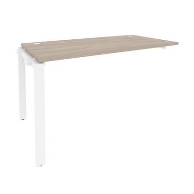 Onix O.MP-1.NRS-3.7 (Дуб Аттик/Белый) Наборный элемент рабочей станции на П-образном м/к