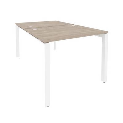 Onix O.MP-D.RS-2.1.8 (Дуб Аттик/Белый) Рабочая станция на П-образном м/к