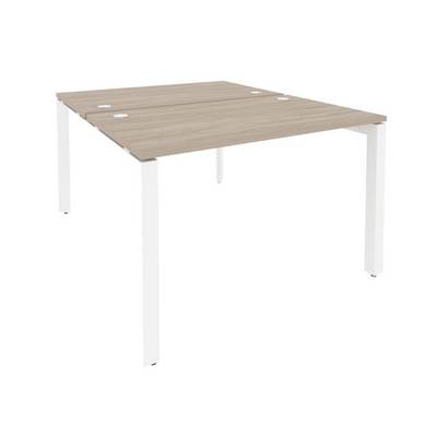 Onix O.MP-D.RS-2.2.7 (Дуб Аттик/Белый) Рабочая станция на П-образном м/к