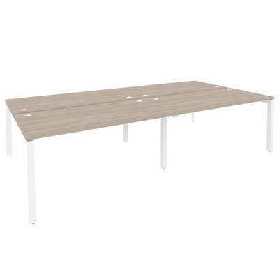 Onix O.MP-D.RS-4.4.8 (Дуб Аттик/Белый) Рабочая станция на П-образном м/к