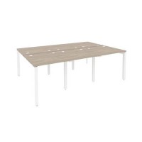 Onix O.MP-D.RS-6.0.8 (Дуб Аттик/Белый) Рабочая станция на П-образном м/к