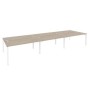Onix O.MP-D.RS-6.4.7 (Дуб Аттик/Белый) Рабочая станция на П-образном м/к