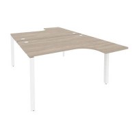 Onix O.MP-D.SA-3 (Дуб Аттик/Белый) Рабочая станция на П-образном м/к