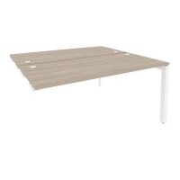 Onix O.MP-D.SPR-4.7 (Дуб Аттик/Белый) Стол-приставка двойной на П-образном м/к к опорным элем.