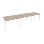 Onix O.MP-PRG-3.2 (Дуб Аттик/Белый) Стол переговорный (3 столешницы)