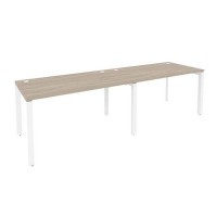 Onix O.MP-RS-2.3.8 (Дуб Аттик/Белый) Рабочая станция на П-образном м/к