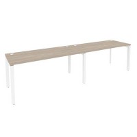 Onix O.MP-RS-2.4.7 (Дуб Аттик/Белый) Рабочая станция на П-образном м/к