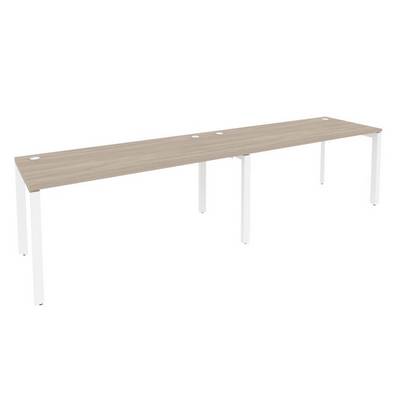 Onix O.MP-RS-2.4.7 (Дуб Аттик/Белый) Рабочая станция на П-образном м/к