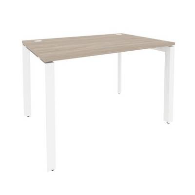 Onix O.MP-SP-2.8 (Дуб Аттик/Белый) Стол рабочий на П-образном м/к