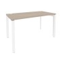 Onix O.MP-SP-3.7 (Дуб Аттик/Белый) Стол рабочий на П-образном м/к