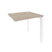 Onix O.MP-SPR-0.7 (Дуб Аттик/Белый) Стол-приставка на П-образном м/к к опорным элементам