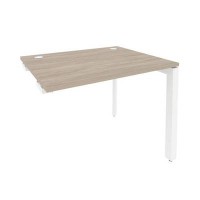 Onix O.MP-SPR-1.8 (Дуб Аттик/Белый) Стол-приставка на П-образном м/к к опорным элементам