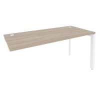 Onix O.MP-SPR-4.7 (Дуб Аттик/Белый) Стол-приставка на П-образном м/к к опорным элементам