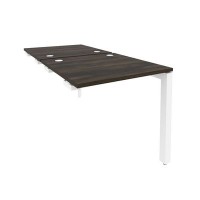 Onix O.MP-D.SPR-0.8 (Дуб Мали/Белый) Стол-приставка двойной на П-образном м/к к опорным элем.