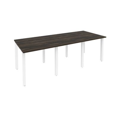 Onix O.MP-PRG-3.0 (Дуб Мали/Белый) Стол переговорный (3 столешницы)