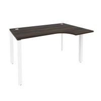 Onix O.MP-SA-2R (Дуб Мали/Белый) Стол эргономичный правый на П-образном м/к