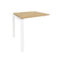 Onix O.MP-1.NRS-0.7 (Тиквуд Светлый/Белый) Наборный элемент рабочей станции на П-образном м/к