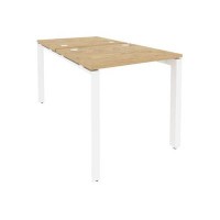 Onix O.MP-D.RS-2.0.7 (Тиквуд Светлый/Белый) Рабочая станция на П-образном м/к