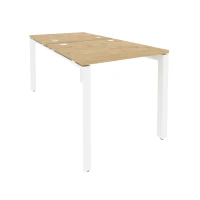 O.MP-D.RS-2.0.8 (Тиквуд Светлый/Белый) Рабочая станция на П-образном м/к