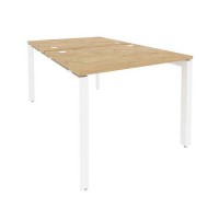 Onix O.MP-D.RS-2.1.8 (Тиквуд Светлый/Белый) Рабочая станция на П-образном м/к