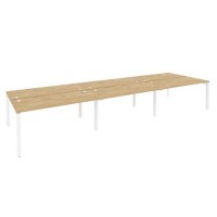 Onix O.MP-D.RS-6.4.7 (Тиквуд Светлый/Белый) Рабочая станция на П-образном м/к