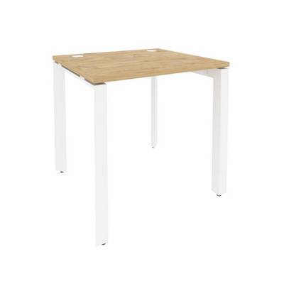 Onix O.MP-SP-0.7 (Тиквуд Светлый/Белый) Стол рабочий на П-образном м/к