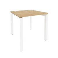 Onix O.MP-SP-0.8 (Тиквуд Светлый/Белый) Стол рабочий на П-образном м/к