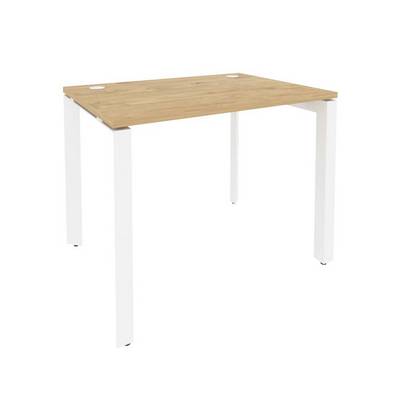 Onix O.MP-SP-1.7 (Тиквуд Светлый/Белый) Стол рабочий на П-образном м/к