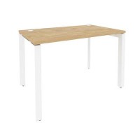 Onix O.MP-SP-2.7 (Тиквуд Светлый/Белый) Стол рабочий на П-образном м/к
