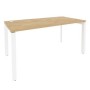 Onix O.MP-SP-4.8 (Тиквуд Светлый/Белый) Стол рабочий на П-образном м/к
