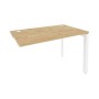Onix O.MP-SPR-2.7 (Тиквуд Светлый/Белый) Стол-приставка на П-образном м/к к опорным элементам