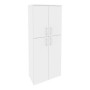 Onix O.ST-1.8 (Белый Бриллиант) Шкаф высокий широкий (2 средних фасада ЛДСП + 2 низких фасада ЛДСП)