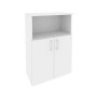 Onix O.ST-2.1 (Белый Бриллиант) Шкаф средний широкий (2 низких фасада ЛДСП)