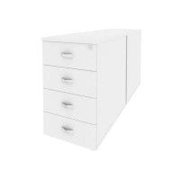 Onix O.TPO-2.7 (Белый Бриллиант) Тумба двойная приставная / опорная