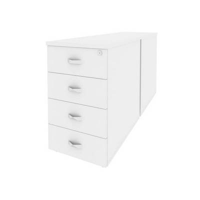 Onix O.TPO-2.7 (Белый Бриллиант) Тумба двойная приставная / опорная