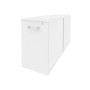 Onix O.VTPO-2.7 (Белый Бриллиант) Тумба двойная низкая выдвижная приставная / опорная