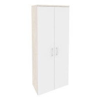 Onix O.ST-1.9 (Денвер Светлый/Белый Бриллиант) Шкаф высокий широкий (2 высоких фасада ЛДСП)