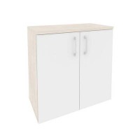 Onix O.ST-3.1 (Денвер Светлый/Белый Бриллиант) Шкаф низкий широкий (2 низких фасада ЛДСП)