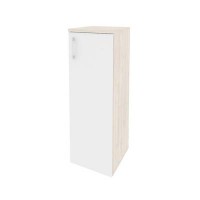Onix O.SU-2.3(R) (Денвер Светлый/Белый Бриллиант) Шкаф средний узкий правый (1 средний фасад ЛДСП)