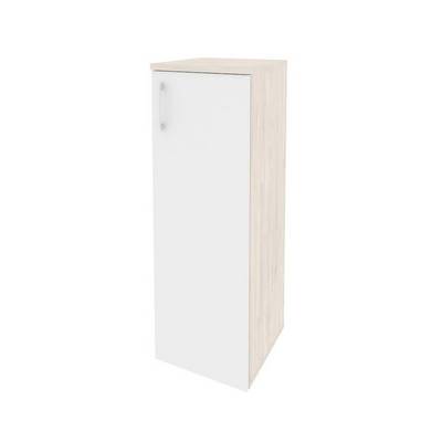 Onix O.SU-2.3(R) (Денвер Светлый/Белый Бриллиант) Шкаф средний узкий правый (1 средний фасад ЛДСП)