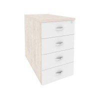 Onix O.TPO-1.8 (Денвер Светлый/Белый Бриллиант) Тумба приставная / опорная