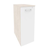 Onix O.VTPO-7 (Денвер Светлый/Белый Бриллиант) Тумба высокая выдвижная приставная / опораная