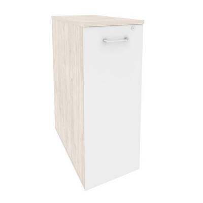 Onix O.VTPO-8 (Денвер Светлый/Белый Бриллиант) Тумба высокая выдвижная приставная / опораная