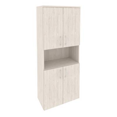 Onix O.ST-1.5 (Денвер Светлый) Шкаф высокий широкий (4 низких фасада ЛДСП)