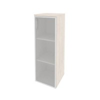 Onix O.SU-2.4R(R) (Денвер Светлый) Шкаф средний узкий правый (1 средний фасад стекло в раме)